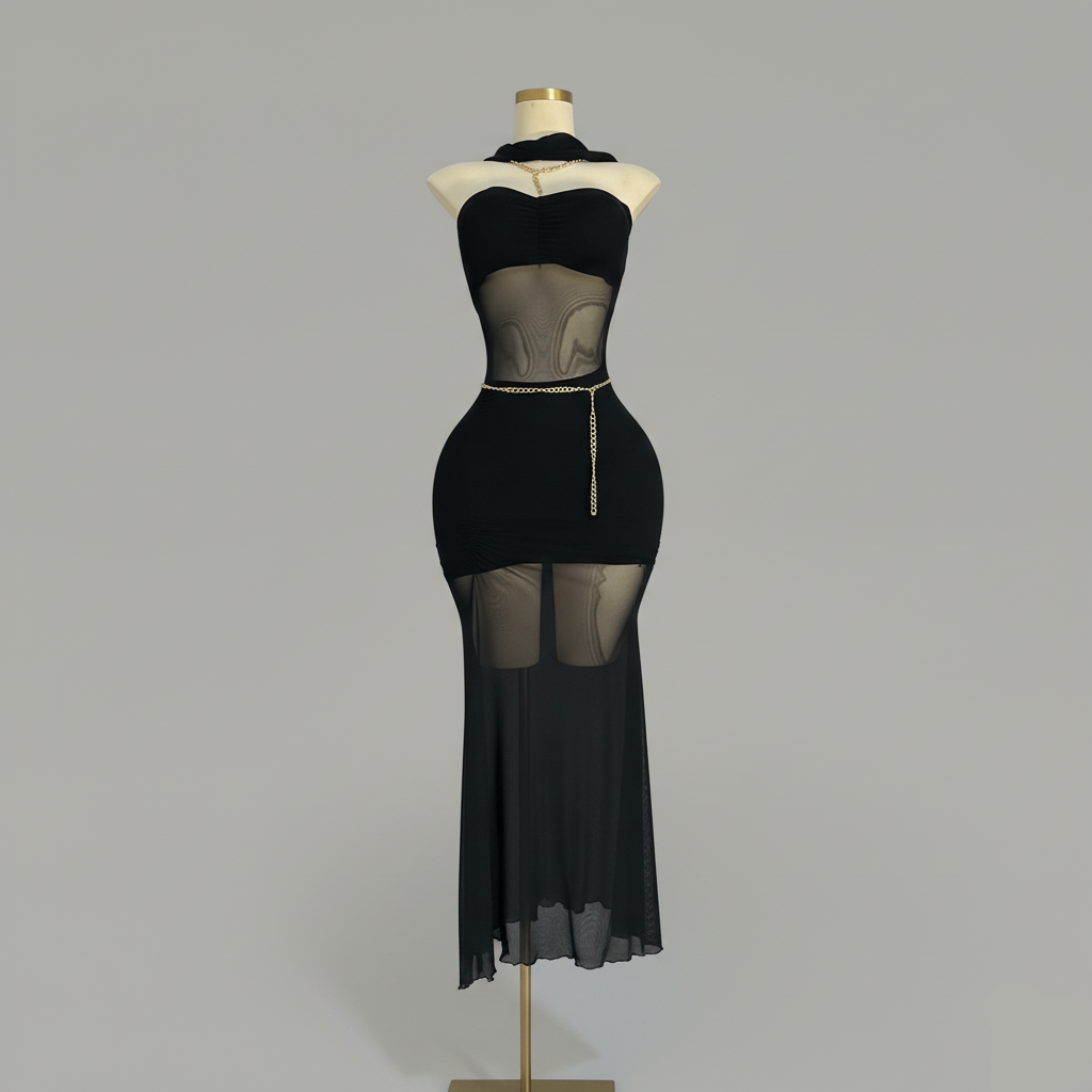 Vestido Aurora Negro