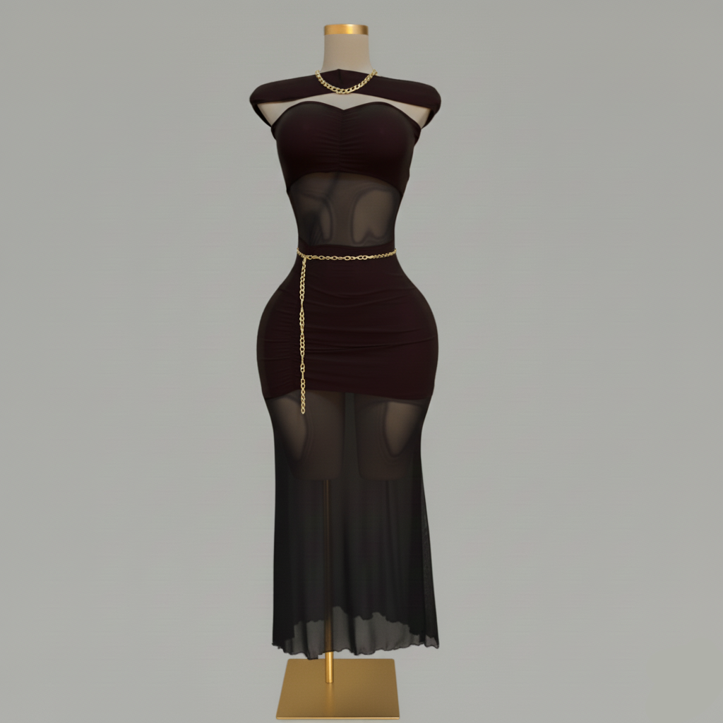 Vestido Aurora Rojo